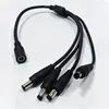 Cabo de alimentação 5521DC, um cabo conector de 4 vias DC macho-fêmea, para conectar fontes de alimentação a câmeras de segurança e luzes LED; disponível em estoque do fabricante