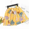 Pijama de Algodão e Seda de Comércio Exterior Novo de Verão Calça Feminina Fina Confortável Solta plus size Calça de Perna Larga Shorts de Algodão Wall Desenho Animado