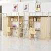 Cama de Dormitório Universitário Armário Integrado Apartamento Cama Elevada Mesa Sob a Cama Beliche de Mezanino Guarda-Roupa Cama Integrada Atacado
