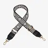 Cinta Jacquard Colorida con Patrón de Diamantes, Correa Larga Ajustable de un Solo Hombro Cruzada para Bolsos de Mujer, Accesorio de Correa Ancha Cruzada