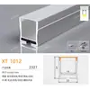 Canal de Aluminio para Luz Lineal LED al por Mayor del Fabricante, Luz Lineal con Borde, Canal de Luz de Aleación de Aluminio, Perfil de Canal de Aluminio para Luz Lineal