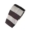 Gravata Tricô Casual Listrada Masculina Atacado, Gravata de Pescoço Estreita Slim Fashion, Gravata Tricô Plano Slim Masculina