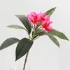 Flores de Plumeria Realistas de Alta Qualidade para Paisagismo de Jardim, Folhagens Artificiais, Flores Artificiais para Decoração de Sala de Estar em Casa, Plantas, Árvores e Acessórios de Cabelo