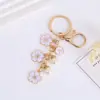 Nuevo Llavero de Perlas Flor de Cerezo Suave, Decoración de Alto Valor para Coche y Teléfono, Lindo Accesorio para Bolso, Pequeño Regalo para Niñas