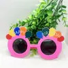 Gafas de Cumpleaños Libro Rojo Pequeño Tono de Sacudida Misma Fiesta Divertidos Accesorios para Fotos Decoración de Pastel para Hornear Diosa Selfie