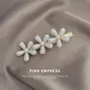 Horquilla de perla con pequeño clip para el pelo, tocado, pinza para el pelo para mujer, popular en línea, nuevo clip lateral, accesorios para el cabello fino de alta gama, venta al por mayor