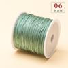 Encriptación 72 línea línea de jade de Taiwán 0.8 mm anillo tejido hecho a mano collar borla de cuentas diy hecho a mano línea de jade