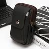 AliExpress el más vendido cinturón vertical de cuero para hombre bolsa para teléfono móvil bolsa de cintura de cuero para escalada al aire libre bolsa de cinturón venta al por mayor