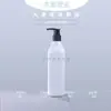 Botella de loción de prensa blanca de 300 ml botella de detergente para ropa botella de champú gel de ducha plástico para mascotas rellenado