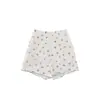 Conjunto de Pijama de Verão Novo Wuli Bu Yi para Meninas Desenho Animado Estampa Completa Manga Curta Roupa Infantil Conjunto de Duas Peças