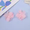 Pérola translúcida flores delicadas DIY acessórios feitos à mão para roupas de criança, bolsas, acessórios de cabelo, decoração de roupas, materiais para presentes florais