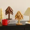 Esterilla Aislante del Calor, Esterilla Antiescaldado en Forma de Árbol, Esterilla Aislante del Calor para Mesa de Comedor, Esterilla de Madera de Bambú de Gama Alta para Platos y Tazones de Cena, Decoración de Esterilla de Madera de Bambú Resistente a Altas Temperaturas