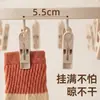 Tendedero para calcetines tendedero para fijar ropa interior múltiples pinzas tendedero multifuncional para balcón del hogar pinzas plegable
