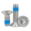 Parafuso Torx Escareado de Aço Inoxidável 304 GB2673 Ponto Azul Parafuso Torx Interno com Meia Cola m2m3m4m5m6m8