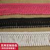 Lugar 3-6cm flor bigote hilo de algodón fila bigote borla espiguilla encaje textil hogar cortina ropa mantel encaje accesorios