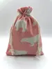 Bolsas de Algodón con Cordón Floral Personalizadas para Guardar Artículos, Soporte para Impresión de Logo, Venta al por Mayor a Partir de un Paquete, Bolsita de Incienso Repelente de Mosquitos de Regalo