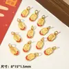 Pingente de Liga Estilo Chinês Gota de Óleo Saco da Sorte Amendoim Lingote Pingente Pulseira DIY Feita à Mão Acessórios de Joias