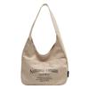 2022 Lona con Letras Distintivo Trendy Estilo Urbano Bolso Simple para Mujer Bolso de Hombro Bolso de Axila Cierre Bolso para Mujer