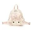Mochila de Doble Hombro con Lazo Estilo Coreano Mini Pequeña Versátil Linda Mochila para Chicas de Viaje Chicas Lindas Versátiles Mochila