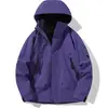 Chaqueta de una sola capa para exteriores para hombres y mujeres, abrigo de primavera y otoño, a prueba de viento e impermeable, con estampado de logo de grafeno