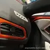 18 canciones exploración salida de aire lentejuelas modificadas para Volkswagen T-ROC salida de aire pequeña salida de aire superior frontal lentejuelas Y