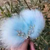 Horquilla de plumas estilo Sen con forma de mariposa, estilo Super Hada Mao Mao, con clip lateral para niña, estilo japonés, bonitos accesorios para el cabello estilo Han antiguo.