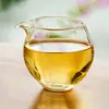 Taza de té de cristal plano hecha en fábrica, Juego de té resistente a altas temperaturas, Separador de té, Taza de té de cristal para té, Accesorios para juego de té, Dispositivo para verter té modelo nuevo