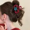 Pinzas para el cabello pequeñas al por mayor con sentido de diseño, estilo perezoso para cabello fino, pinzas de garra estilo Ins, accesorios para el cabello elegantes y sencillos, adornos para el cabello exquisitos