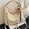Mochila vintage, novo modelo transfronteiriço, bolsa de ombro estilosa para o dia a dia, bolsa tote crossbody, bolsa de mão casual de grande capacidade, versátil e moderna