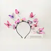 Amazon Cross-border Faixa de Cabelo Borboleta Anel de Cabelo Acessório de Cabeça Super Imortal Mori Imortal Noiva Faixa de Cabelo Casamento Grampo de Cabelo Borboleta