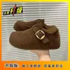 Popular Estilo Feminino Birkenstock com Aumento de Altura Escondido, Novidade Versátil Primavera e Outono 2026 Sapatos Femininos, Mocassins Casuais com Solado Macio