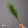 Flores artificiais em tons de verde, de haste única, para decoração de local de casamento, decoração de salão de casamento de luxo, arranjos florais de plástico