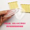 Almofada de Metatarso em PU Absorvente de Choque Antiderrapante Meia Almofada Frontal Gel de Silicone Transparente Almofada de Metatarso Anti-Dor Esportiva Anti-Desgaste Almofada de Metatarso
