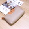 Carteira Feminina Nova Elegante de Couro PU, Clutch Feminina Color Block, Bolsa de Pulso Versátil de Nicho Portátil com Grande Capacidade