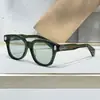 Mojave Gafas de Sol Redondas Hechas a Mano Estilo Japonés Retro Gafas de Sol de Lujo Transfronterizas Europeas y Americanas Color Verde Esmeralda Vacaciones Jm