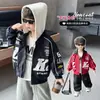 Chaqueta de Otoño para Niños 2026 Nuevo Estilo Coreano Moderna Elegante Chaqueta de Béisbol Chaqueta de Motocicleta para Primavera y Otoño