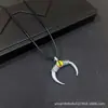 Collar Colgante Ojo del Diablo Cuerno Mitología Antigua Europea y Americana Cadena de Suéter de Venta Caliente Transfronteriza Accesorios de Comercio Exterior Al por Mayor