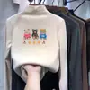 Camada base infantil de gola alta parcial, camiseta quente de manga comprida com forro de fleece para outono e inverno, para meninas e crianças mais velhas, feita de fleece alemão, adequada como camada interna para o outono