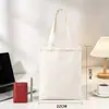 Bolsa Tote de Lona Bolsa de Mão Logo Personalizado Grande Capacidade Bolsa de Armazenamento Casual Promoção de Evento Corporativo Bolsa Ecológica Personalizável