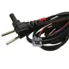 Medidor de seguridad TENS 2.35mm codo uno arrastra dos lámina de cobre rojo negro Pin de alambre Pin de alambre 2.0mm Rojo Negro