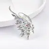 2025 Nuevo Broche de Mariposa Simulada de Gama Alta Europea y Americana Mariposa de Diamante Estereoscópica Color Degradado Broche de Mariposa de Diamante de Moda