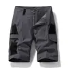 Nuevos Shorts Deportivos de Manga Corta de Moda para Hombre con Múltiples Bolsillos, Corte Holgado, Pantalones Cargo Ligeros, Pantalones de Cinco Puntos para Comercio Transfronterizo