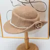 Nuevo sombrero pequeño estilo Hepburn, sombrero retro y elegante estilo francés para otoño/invierno, un sombrero que hace que la cara se vea más pequeña, sombrero de pescador tejido para mujer