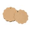 Floco de neve Hot sale Vintage Kraft papel branco tag coração oco decoração de Natal feriado DIY cartão etiqueta