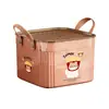 Caja de Almacenamiento Linda de Dibujos Animados con Tapa para Almacenamiento en Casa, Artículos Varios de Dormitorio, Juguetes Snacks, Organización de Escritorio para Estudiantes