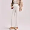 Pantalones acampanados de maternidad para otoño e invierno, pantalones de campana elásticos adelgazantes para madres embarazadas, para forma de pera, alargan las piernas, pantalones casuales para salir