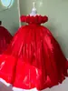 Vestido de Princesa Infantil 2026 Novo Modelo de Cetim Passarela Ombro a Ombro Costume de Performance Transfronteiriço Europeu e Americano Atacado