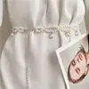 Colección de Cadenas para la Cintura, Joyería de Moda Transfronteriza Europea y Americana, Cadena para la Cintura de Perlas Artificiales para Mujer, Cadena Corporal Decorativa Ajustable de Alta Gama al por Mayor