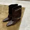 Botas de tornozelo quadradas retrô estilo coreano para mulheres, tendência de moda 2026, nova coleção de outono, botinhas estilosas