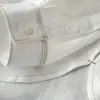 Camisa larga de lino cómoda y holgada para mujer, manga larga, para ir al trabajo, nuevo estilo primavera y otoño con cuello mao y diseño de botones, cárdigan versátil y elegante